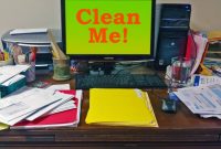 Messy Desk - Clean Me! Free Stock Photo - Public Domain Pictures